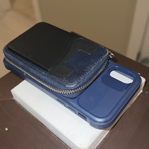 iPhone 11 Pro Max XS XR SE2020 Zipper Leather Wallet Case Card Holder Cover Used - Picture 10 of 15